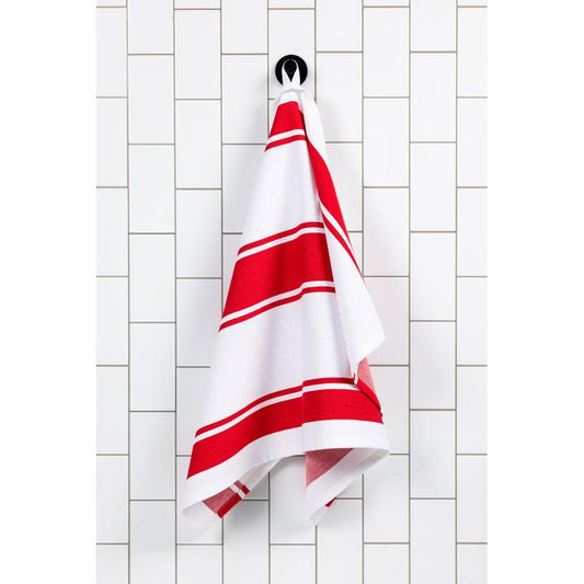 Crimson Classic Stripe Towel