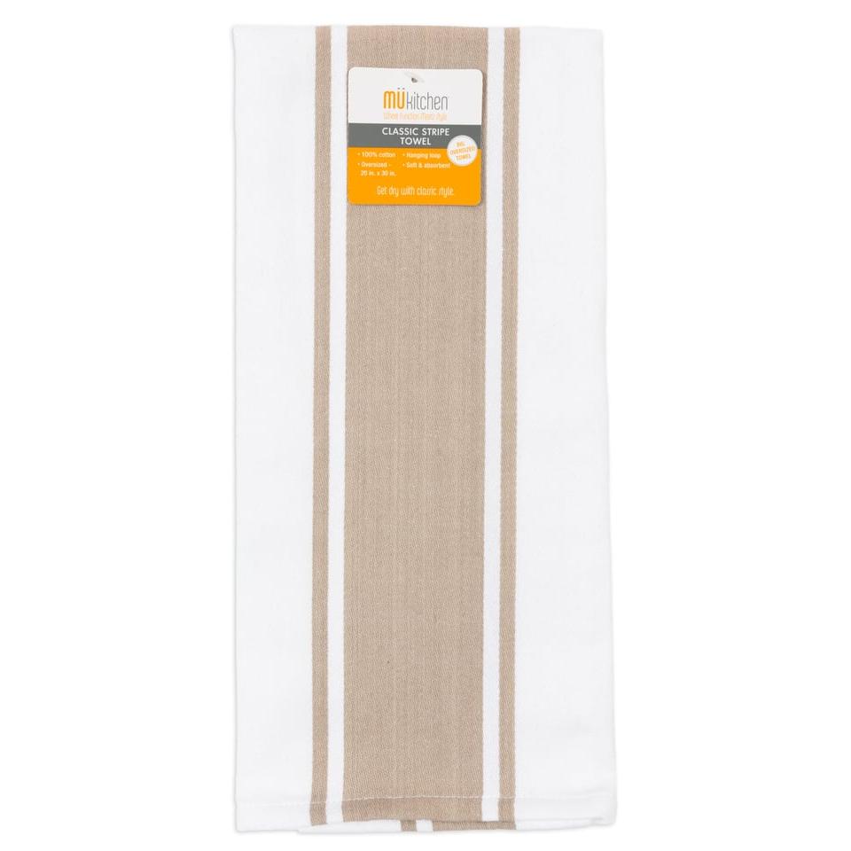 Flax Classic Stripe Towel