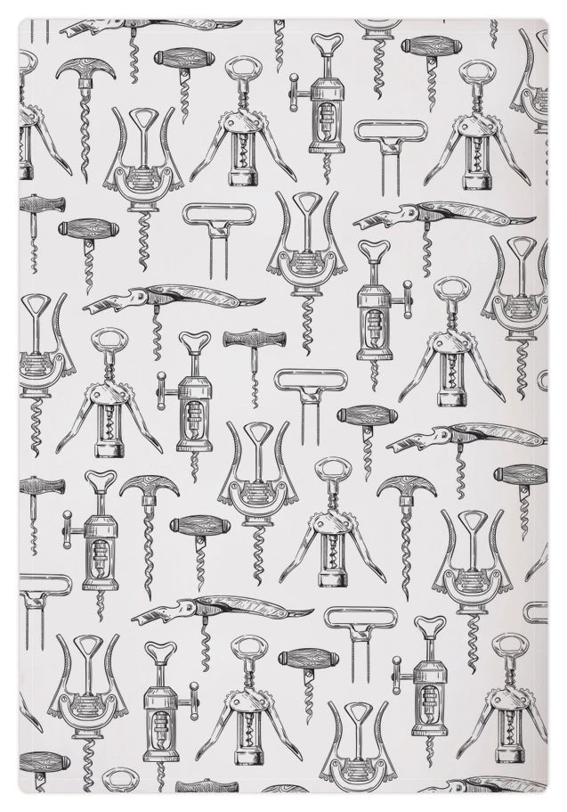 Corkscrews Designer Towel