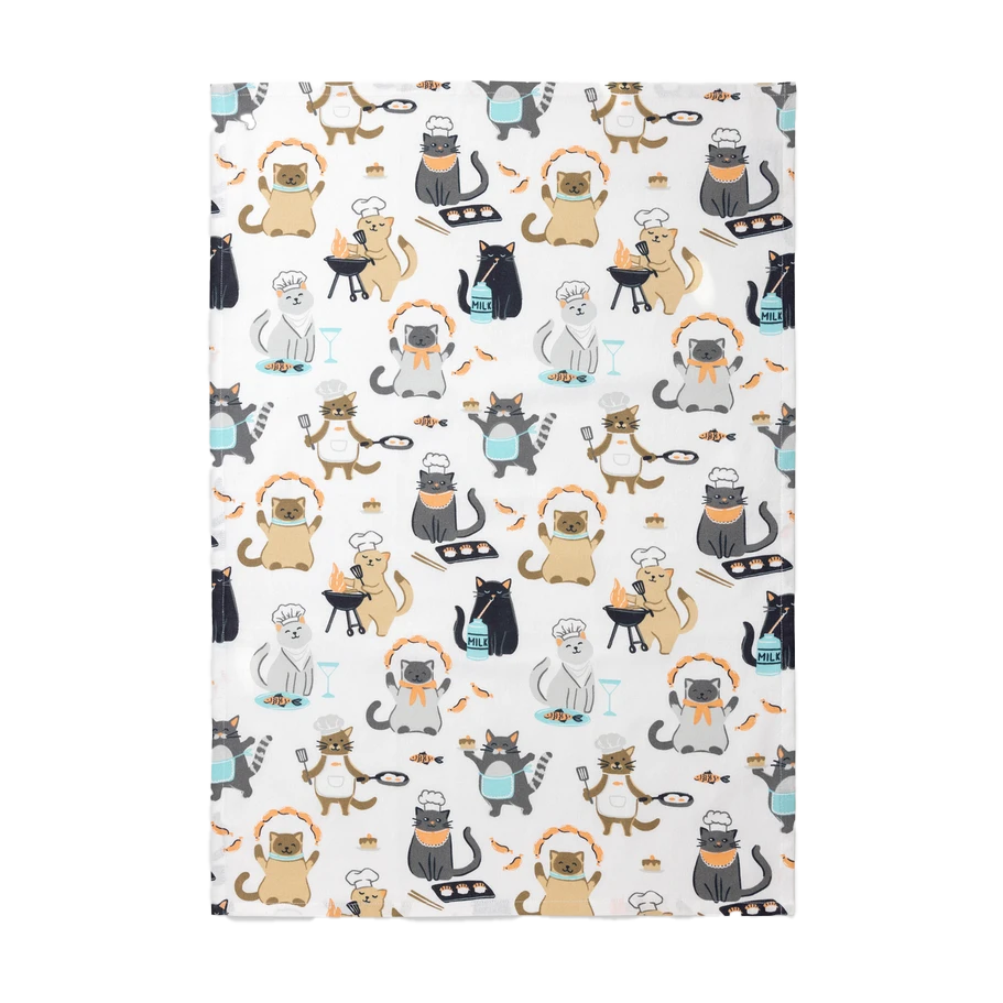 Culinary Cats Designer Towel