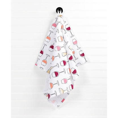 Wine Glasses Designer Towel