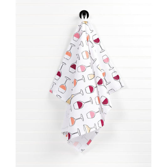 Wine Glasses Designer Towel