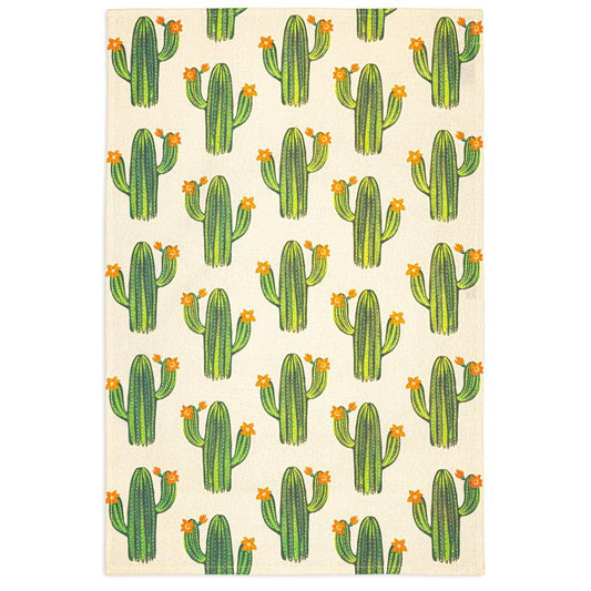 Cactus Designer Print Towel