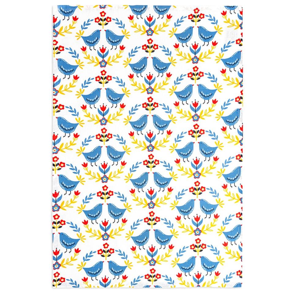 Scandi Birds Designer Towel