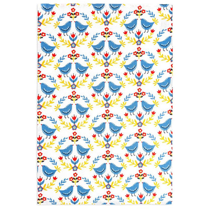 Scandi Birds Designer Towel