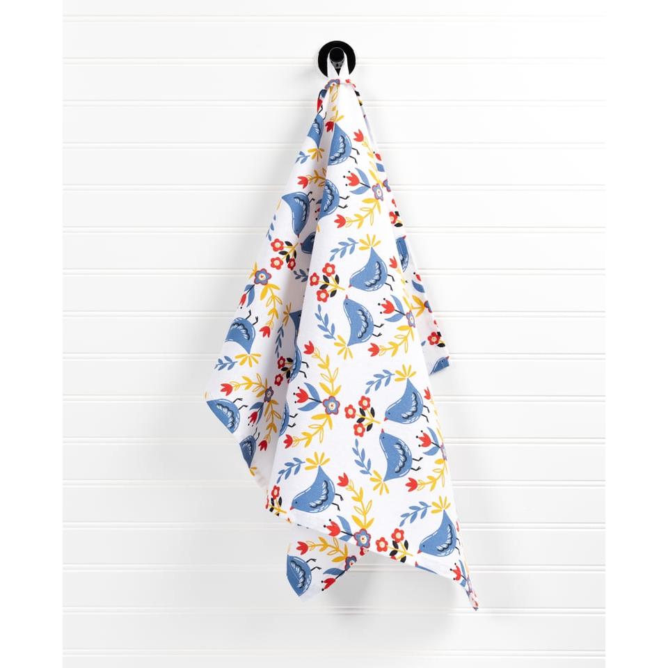 Scandi Birds Designer Towel