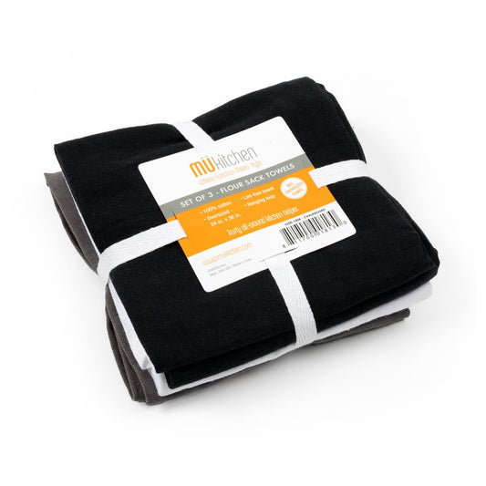 Chalkboard Flour Sack Towels Set/3
