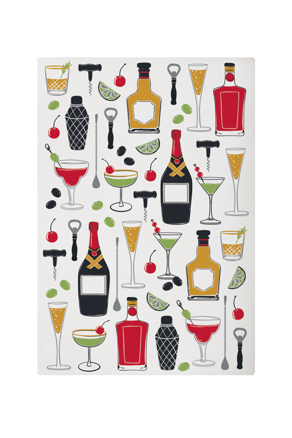 Cocktails Designer Towel