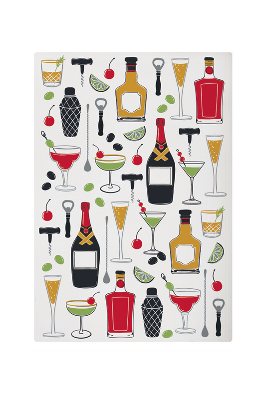 Cocktails Designer Towel