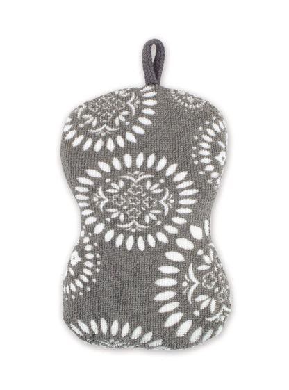 Medallion Gray Designer Scrub Sponge