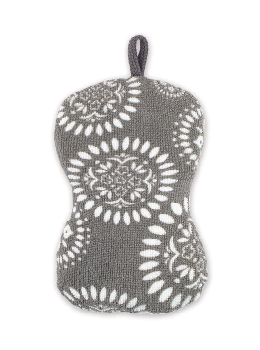 Medallion Gray Designer Scrub Sponge
