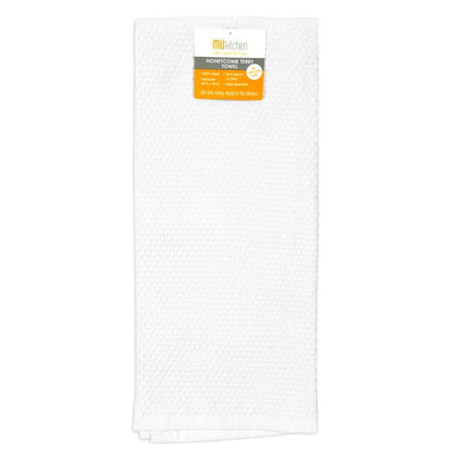 White Honeycomb Terry Towel