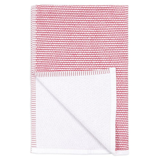 Cherry Honeycomb Terry Towel