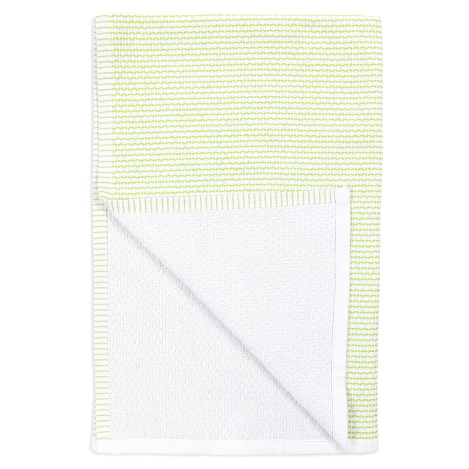 Green Grass Honeycomb Terry Towel