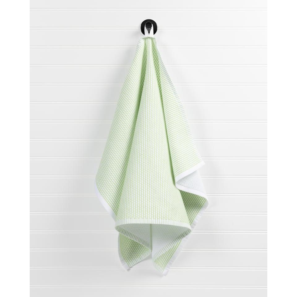 Green Grass Honeycomb Terry Towel