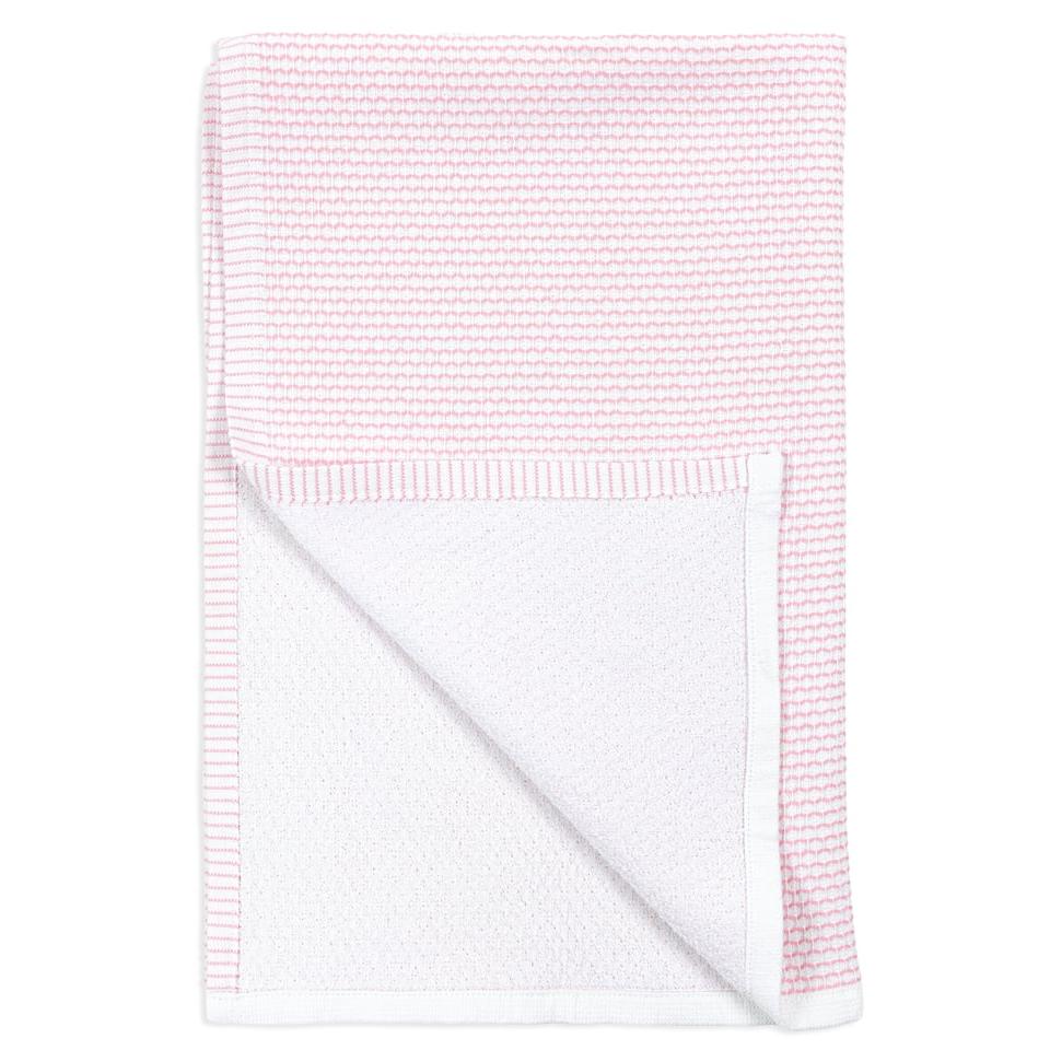 Pink Petals Honeycomb Terry Towel