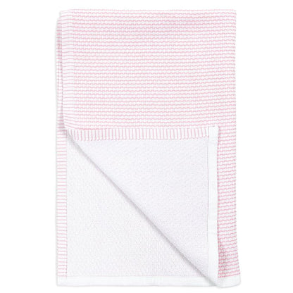 Pink Petals Honeycomb Terry Towel