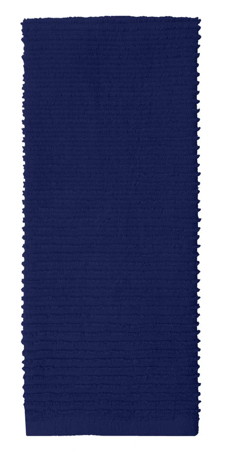 Ink Blue Ridged Towel