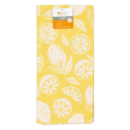 Lemon Zest Jacquard Woven Towel