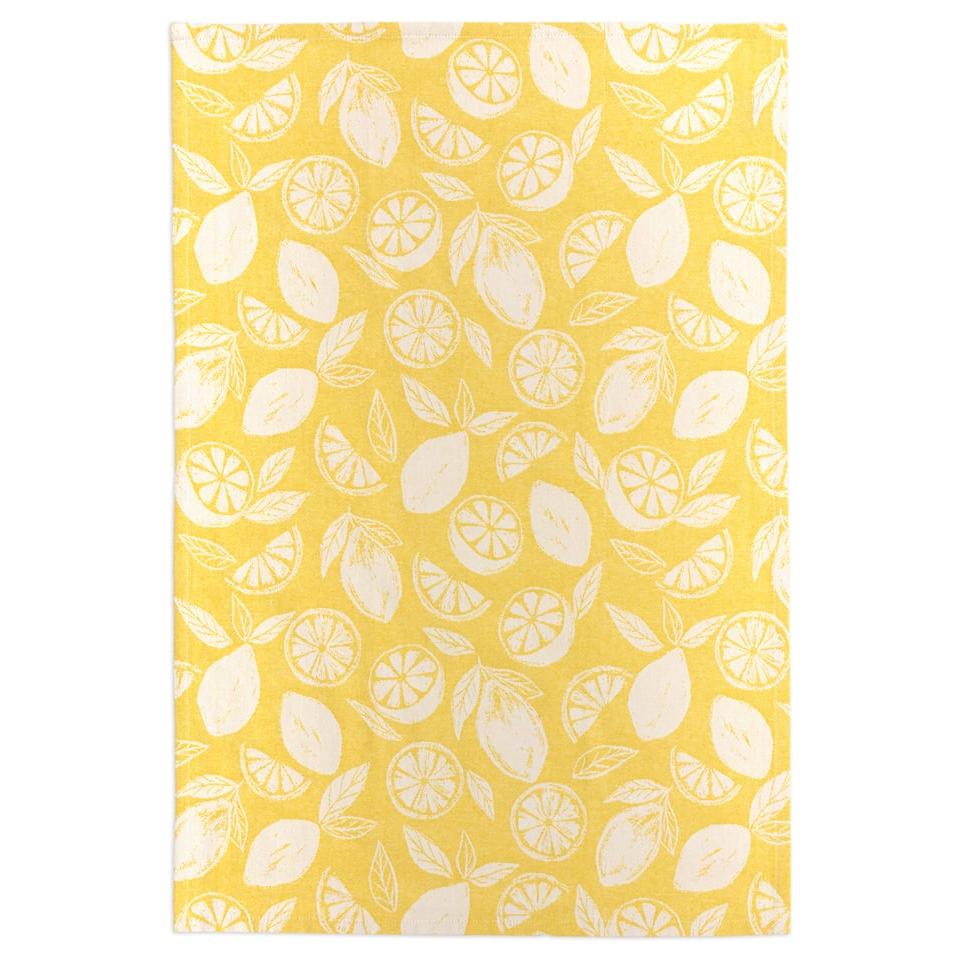 Lemon Zest Jacquard Woven Towel