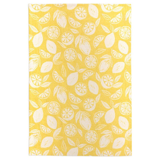 Lemon Zest Jacquard Woven Towel