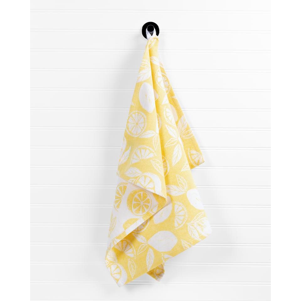 Lemon Zest Jacquard Woven Towel