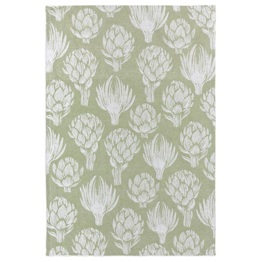 Artichokes Jacquard Woven Towel
