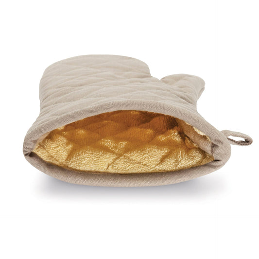 Aster Gray Designer Oven Mitts