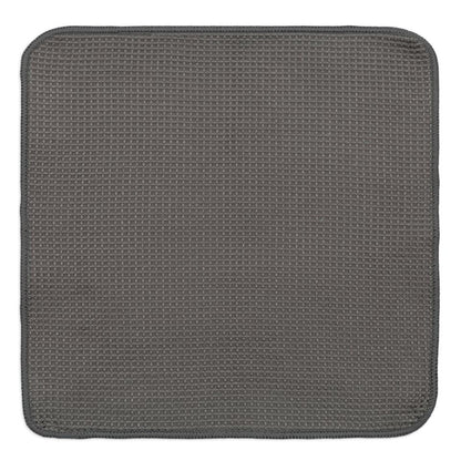 Cadet Gray Microfiber Waffle Cloths Set/3