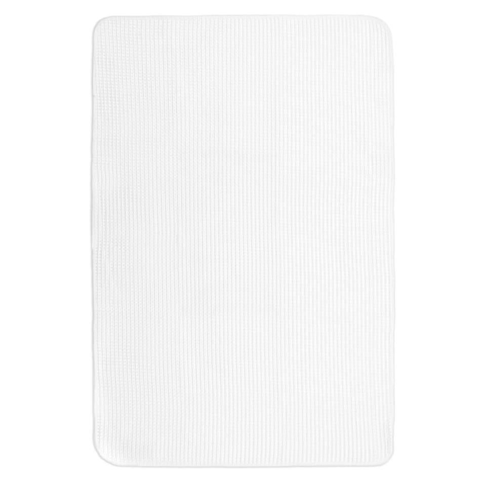 White Microfiber Waffle Towels Set/2
