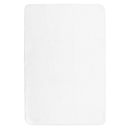 White Microfiber Waffle Towels Set/2