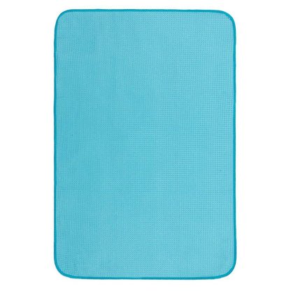 Sea Blue Microfiber Waffle Towels Set/2