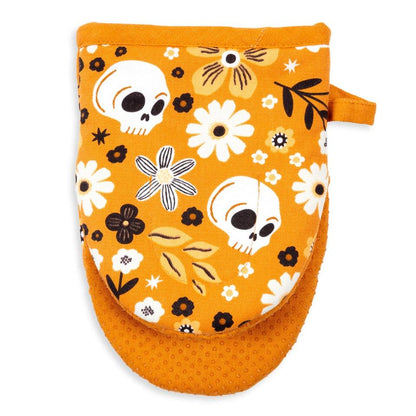 Floral Skull Mini Mitt