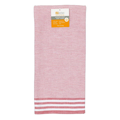 Crimson Modern Terry Towel
