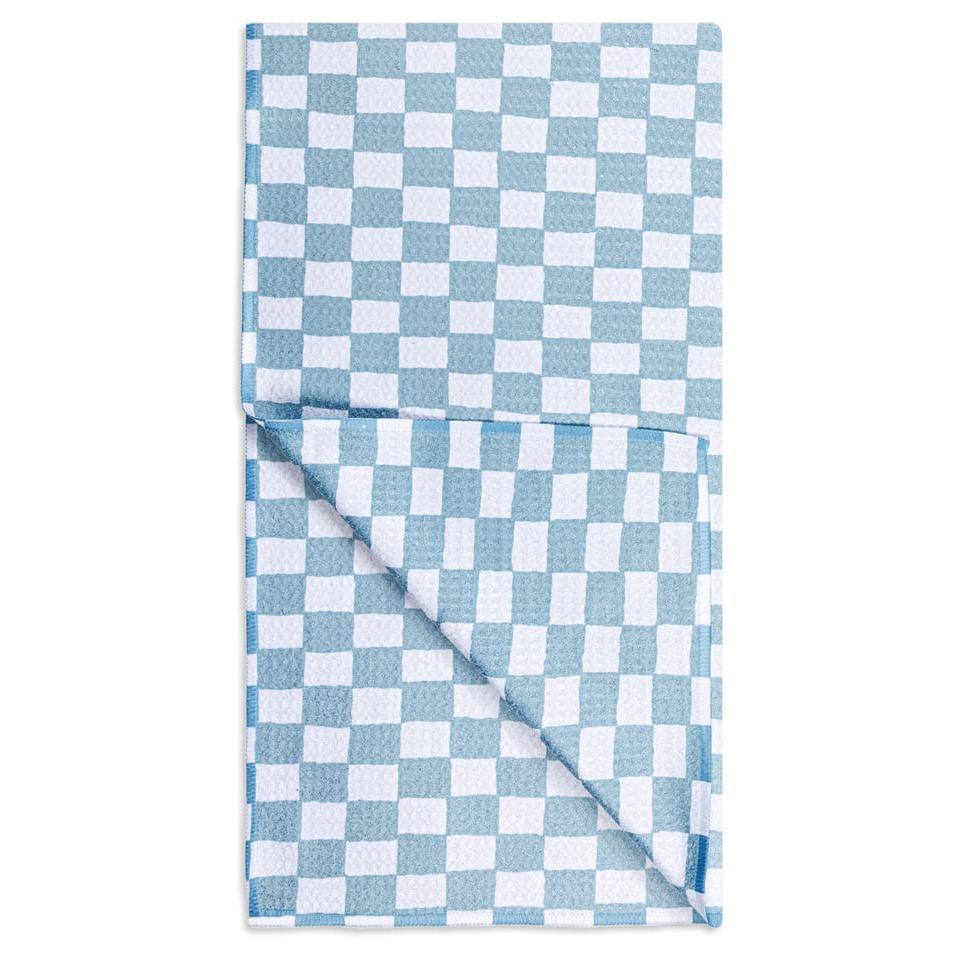 Blue Checker VIBE® Towel