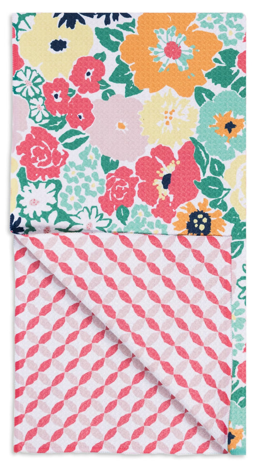 Clubhouse Floral Vibe Recycled Towel 18x30