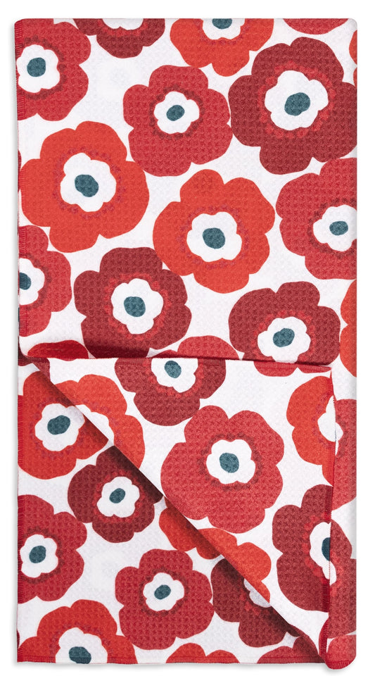 Poppy Fields Vibe Recycled Towel 18x30
