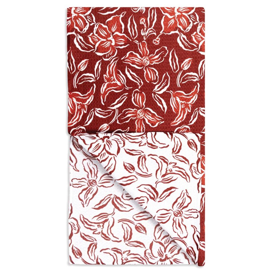 Red Water Lily VIBE® Towel