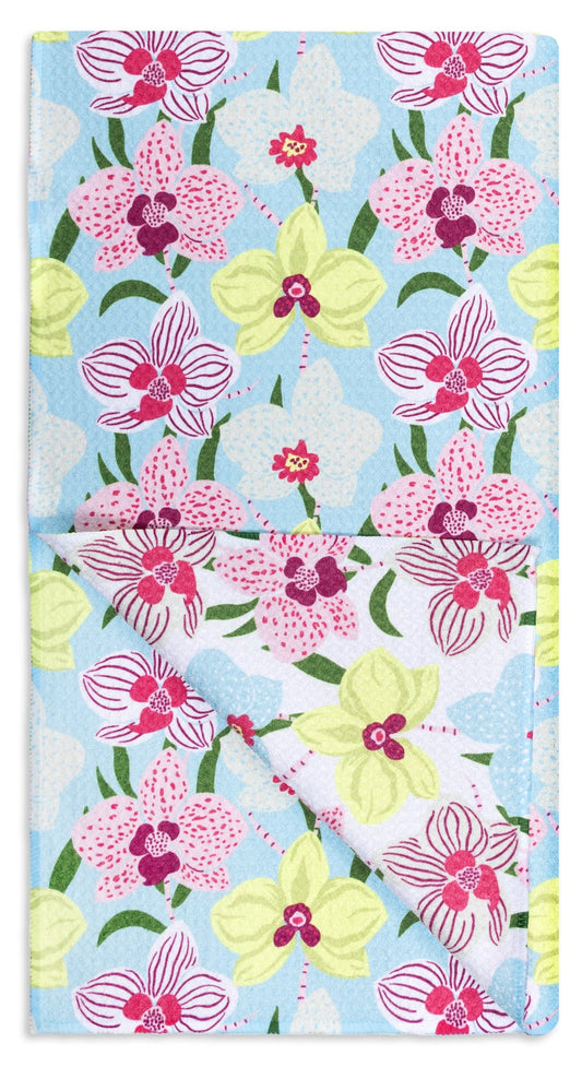 Orchids Vibe Recycled Towel 18x30