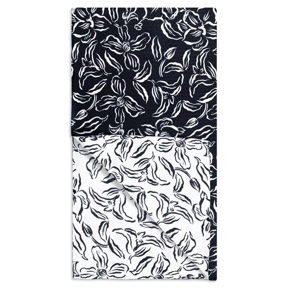 Black Water Lily VIBE® Towel