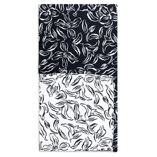 Black Water Lily VIBE® Towel