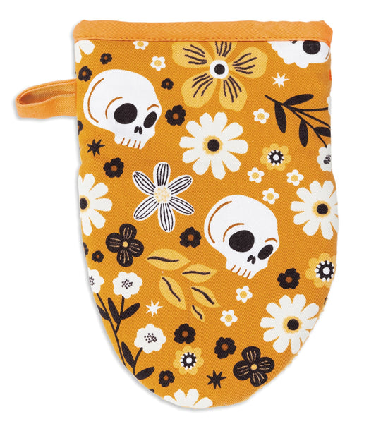 Floral Skull Mini Mitt - Seasonal