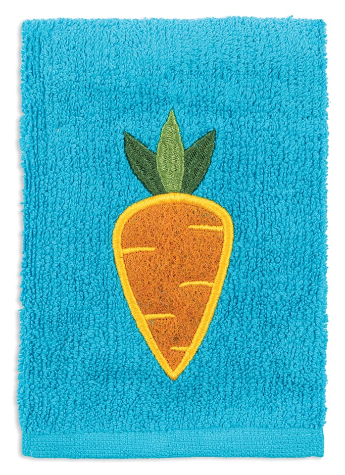 Carrot SCRUBSY® Dish Cloth & Scrubber