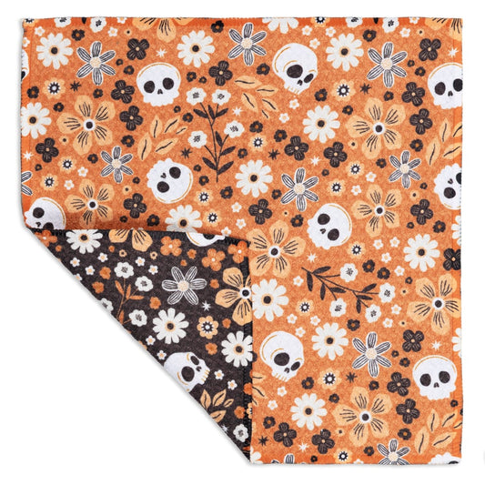 Floral Skull Vibe Recycled Cloth Set/2