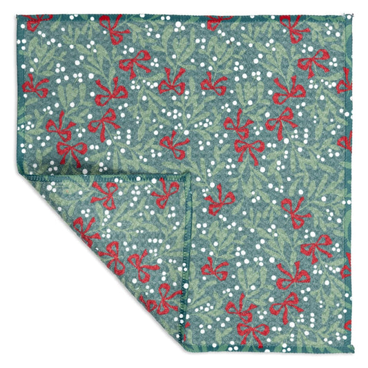 Snow/Mistletoe Vibe Recycled Cloth Set/2