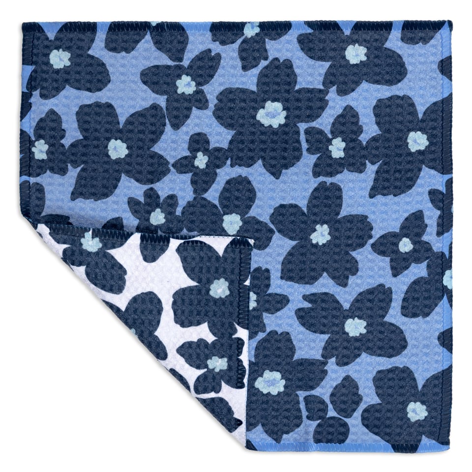 Periwinkle Floral Vibe Recycled Cloth Set/2