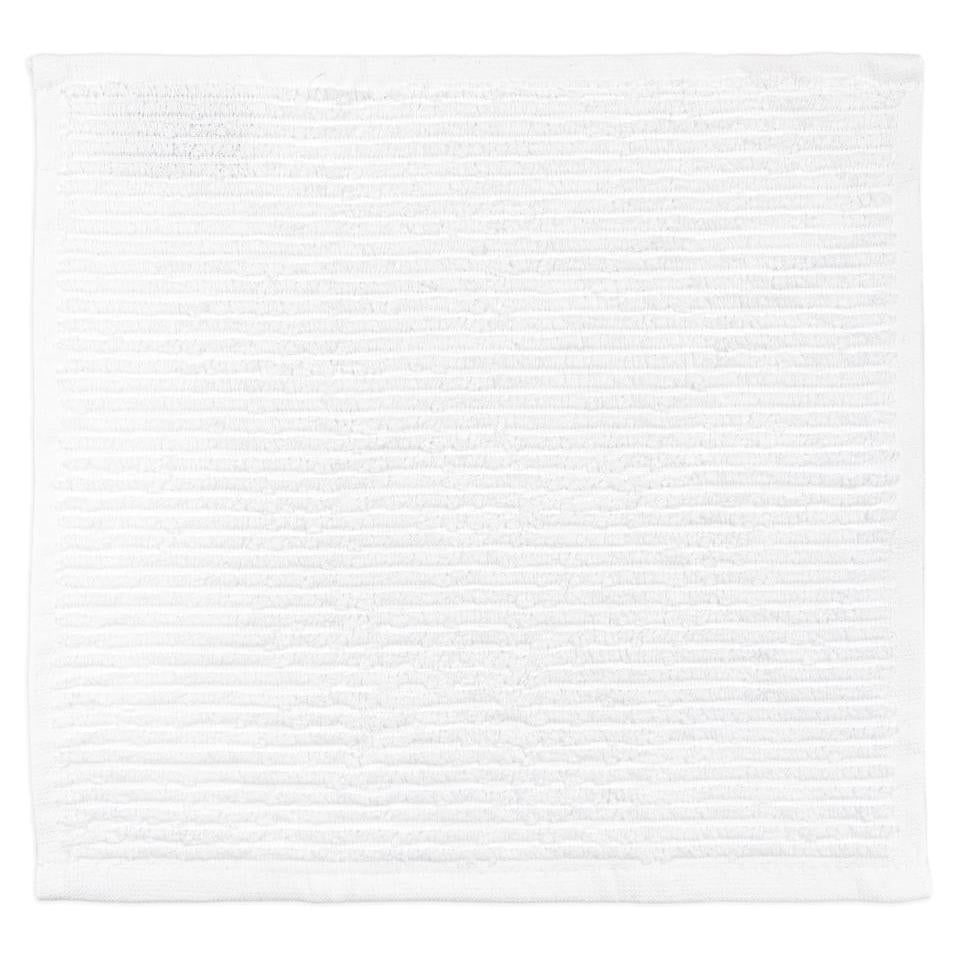 White Ridged Cotton Dish Cloth