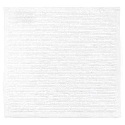 White Ridged Cotton Dish Cloth