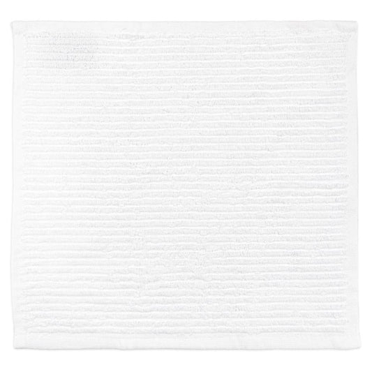 White Ridged Cotton Dish Cloth