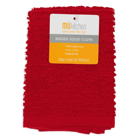 Ruby Ridged Cloth